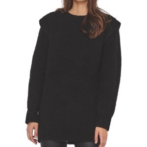 Vero Moda Black Long Sleeved Cozy Chunky Knit Sweater NEW